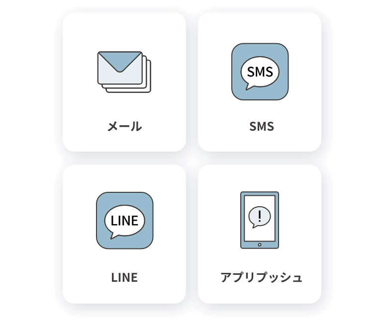 施策（メッセージ配信）に関する機能